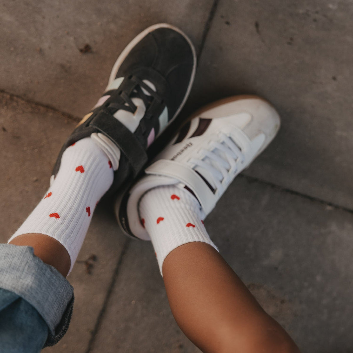 Kindersocken Allover Herzen rot, Ansicht 3, Blush Couture