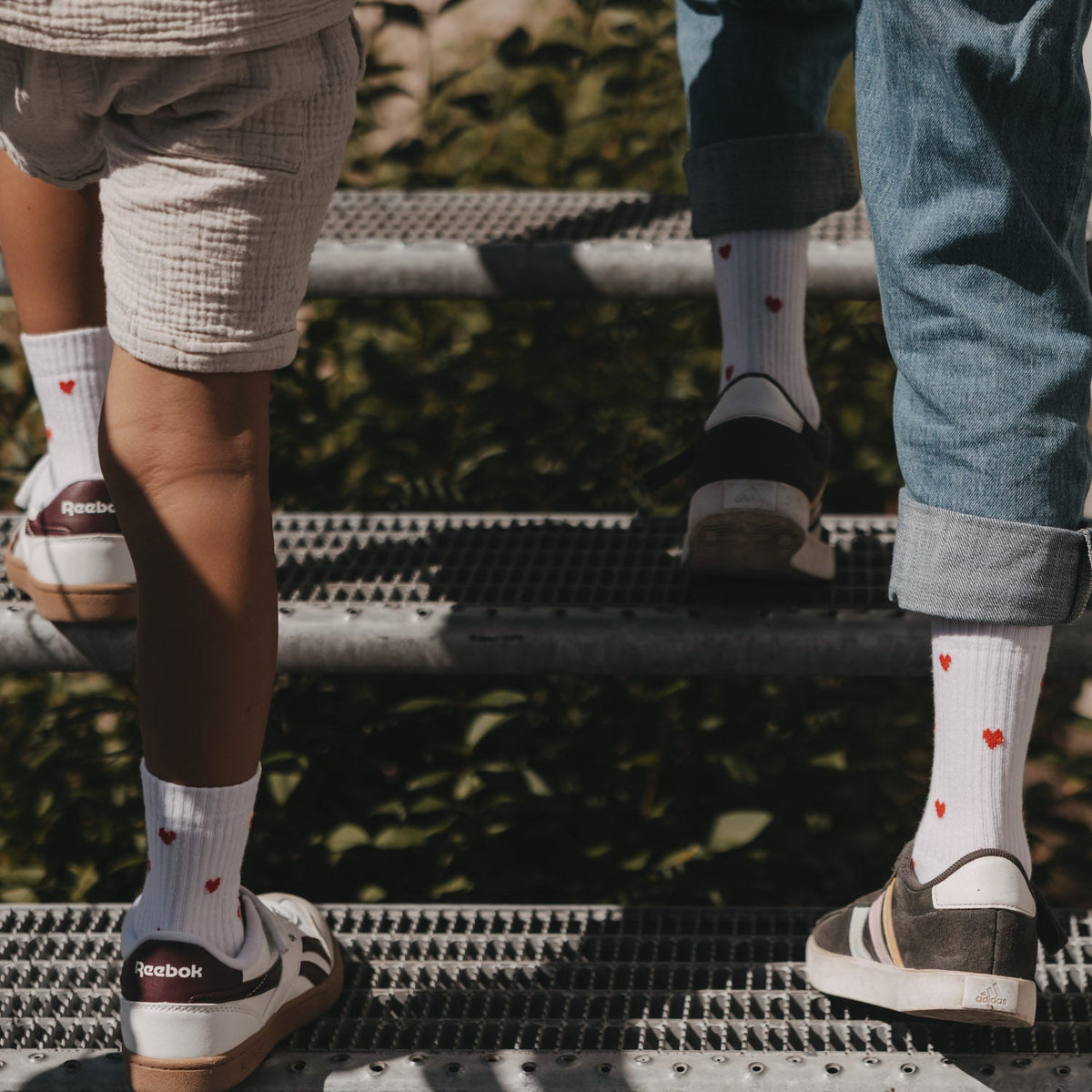 Kindersocken Allover Herzen rot, Ansicht 5, Blush Couture