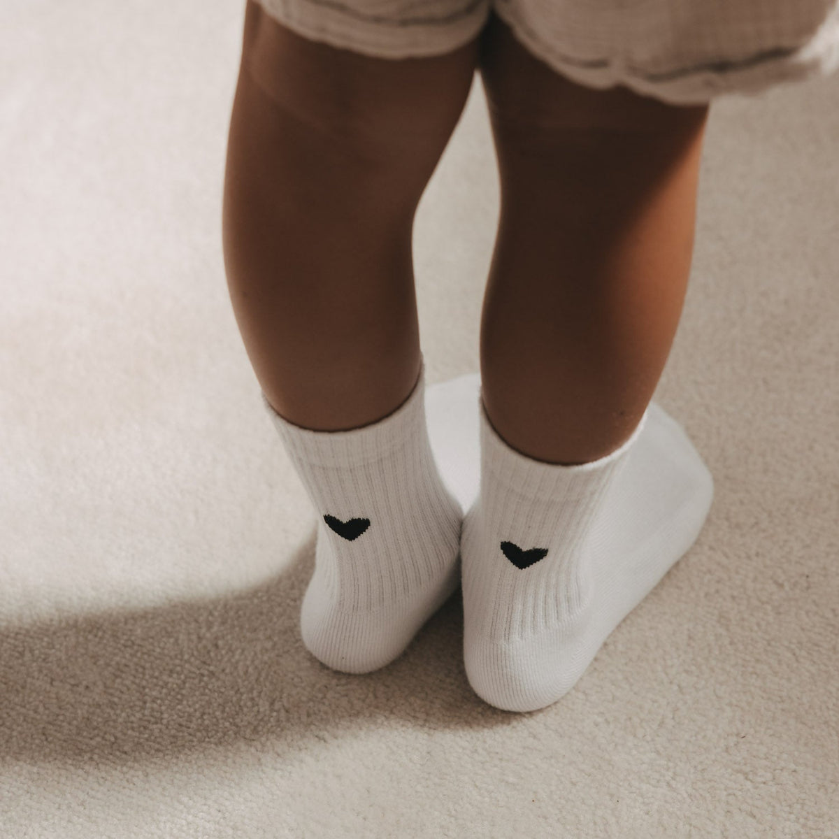Kindersocken Herz schwarz, Ansicht 4, Blush Couture