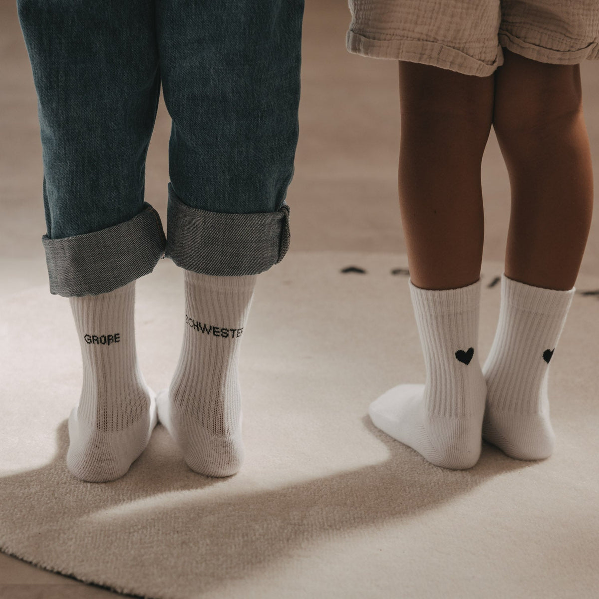 Kindersocken Grosse Schwester weiss, Ansicht 3, Blush Couture