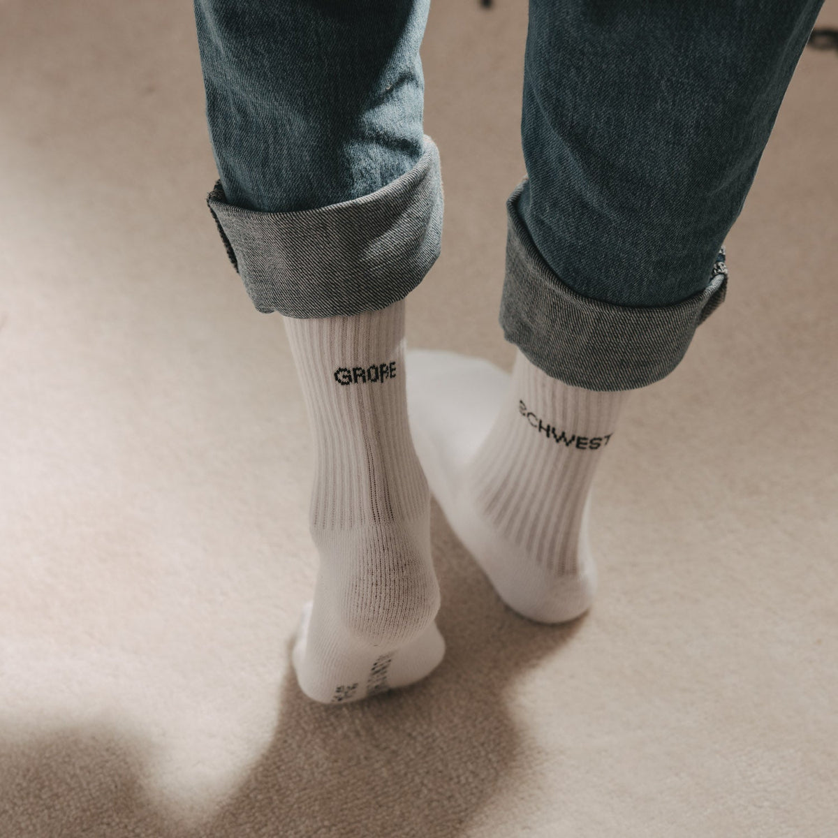 Kindersocken Grosse Schwester weiss, Ansicht 2, Blush Couture