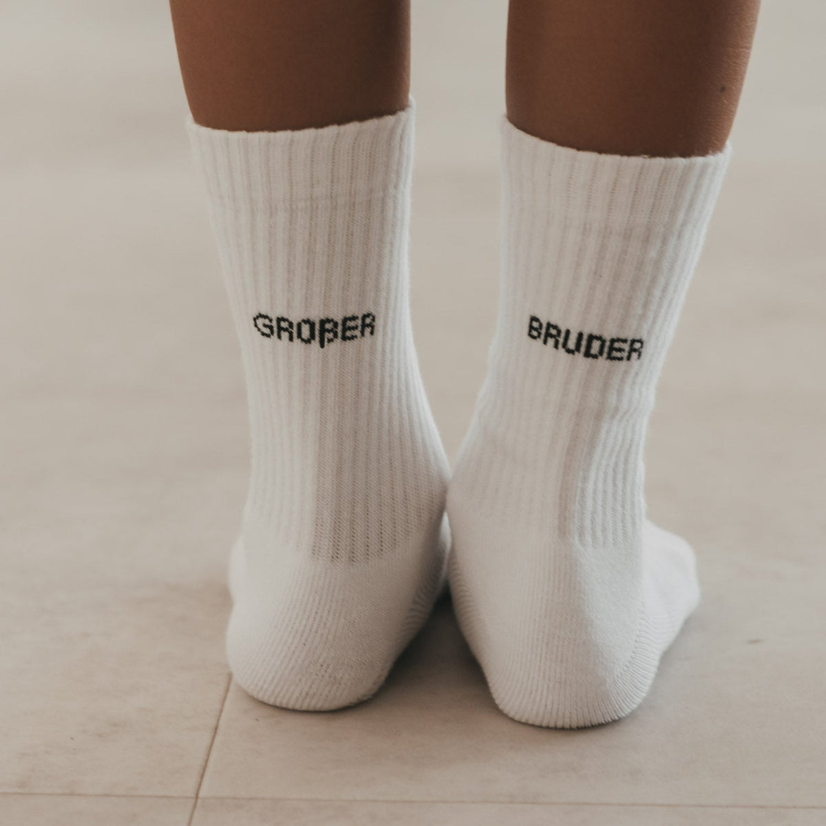 Kindersocken Grosser Bruder weiss, Ansicht 3, Blush Couture