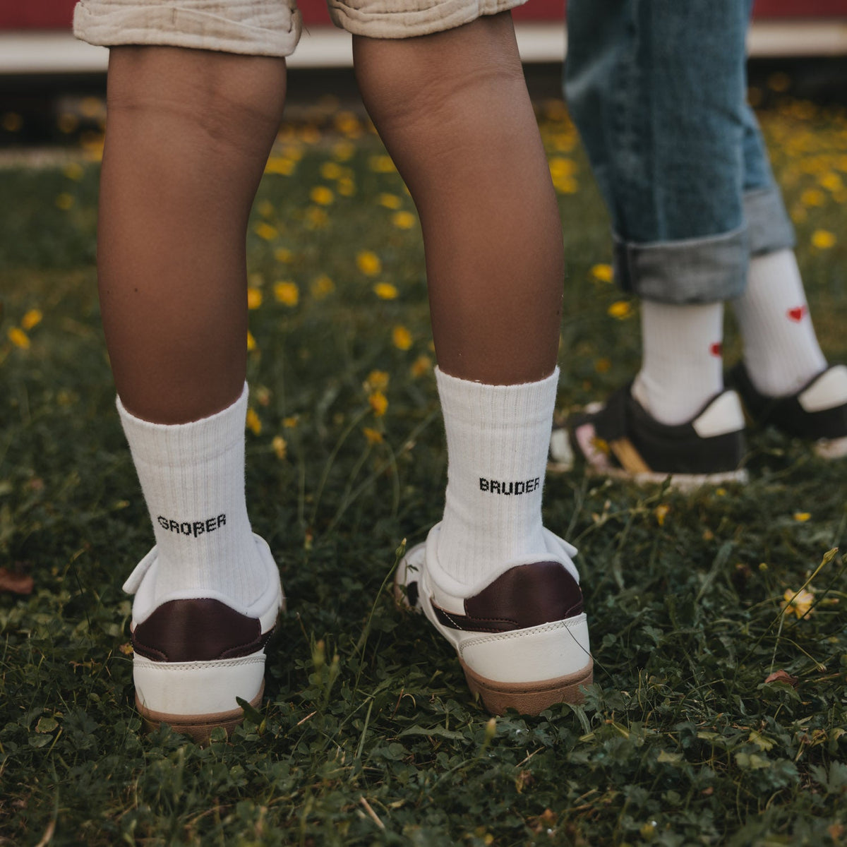 Kindersocken Grosser Bruder weiss, Ansicht 2, Blush Couture