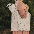 Faltbare Tragetasche Herzen aus Baumwolle, Blush Couture