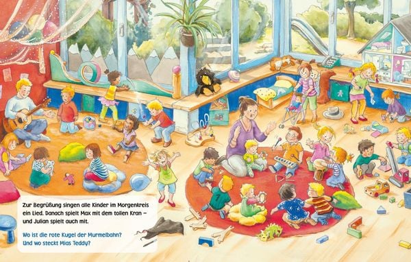 Unkaputtbar Wimmelbuch: Ein Tag in der Kita